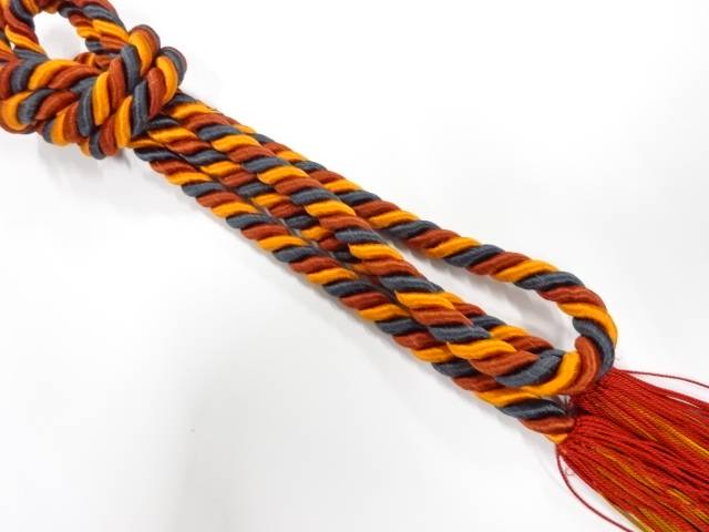 正絹　手組帯締め【中古】【着】 宗sou