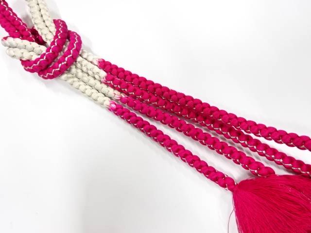 正絹　手組帯締め【中古】【着】 宗sou