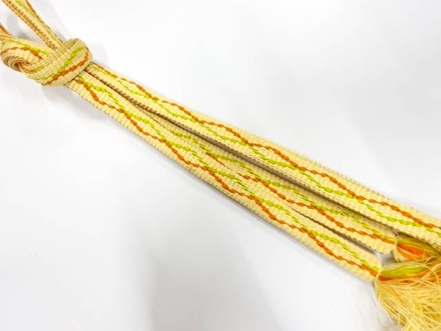 正絹　手組帯締め【中古】【着】 宗sou