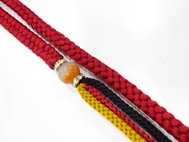 【中古】正絹振袖用手組帯締め 宗sou着