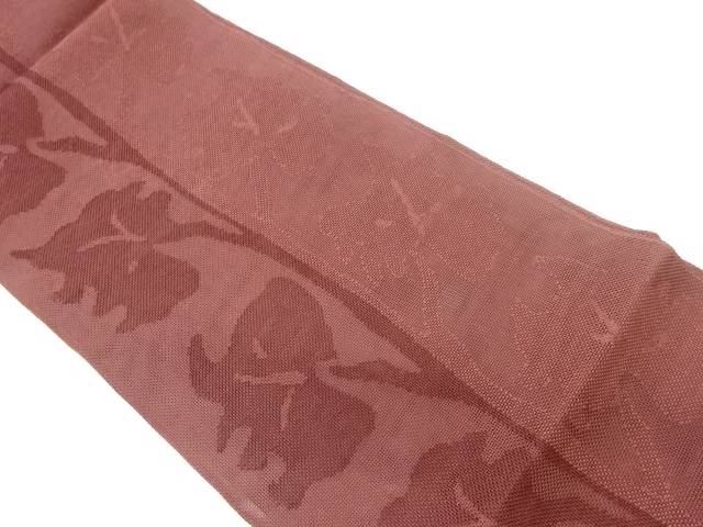 紗 蔦模様織出し袋帯【中古】【着】 宗sou