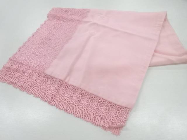 ビロードレース花模様ショール【中古】【着】 宗sou