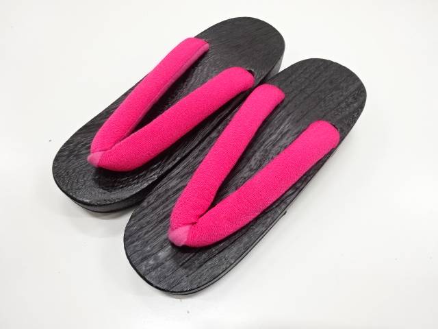 未使用品 焼き桐下駄（24センチ）【着】 宗sou