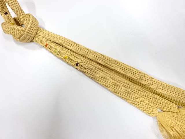 正絹　手組帯締め【中古】【着】 宗sou