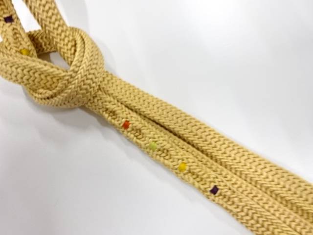 正絹　手組帯締め【中古】【着】 宗sou
