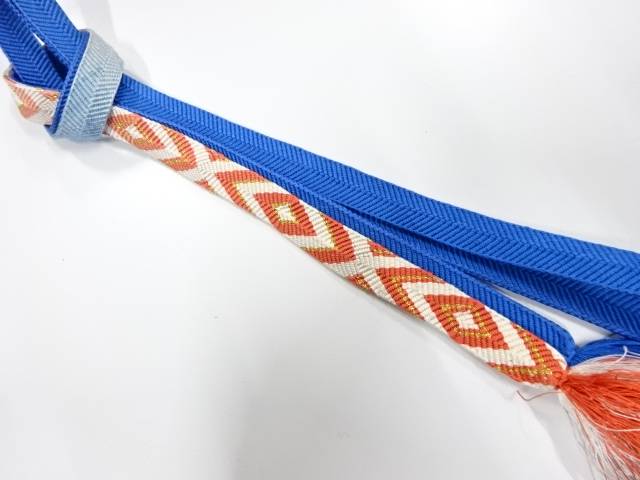 正絹　手組帯締め【中古】【着】 宗sou
