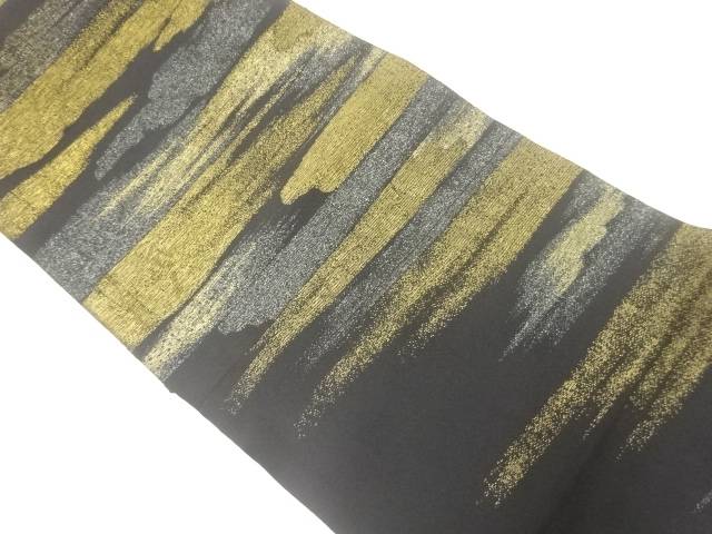漆霞模様織出し袋帯【中古】【着】 宗sou