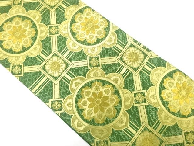 後藤織物製　花蜀江模様織出し袋帯【中古】【着】【袋帯】 宗sou(4)