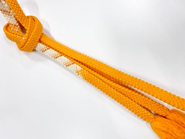 正絹　手組帯締め【中古】【着】【和装小物】 宗sou