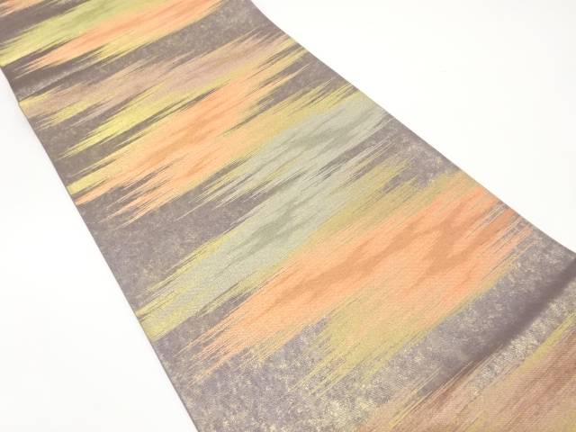 霞模様織り出し　袋帯【中古】【着】【袋帯】 宗sou