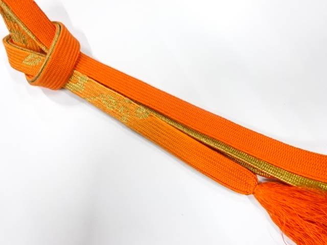 正絹　手組帯締め【中古】【着】【和装小物】 宗sou