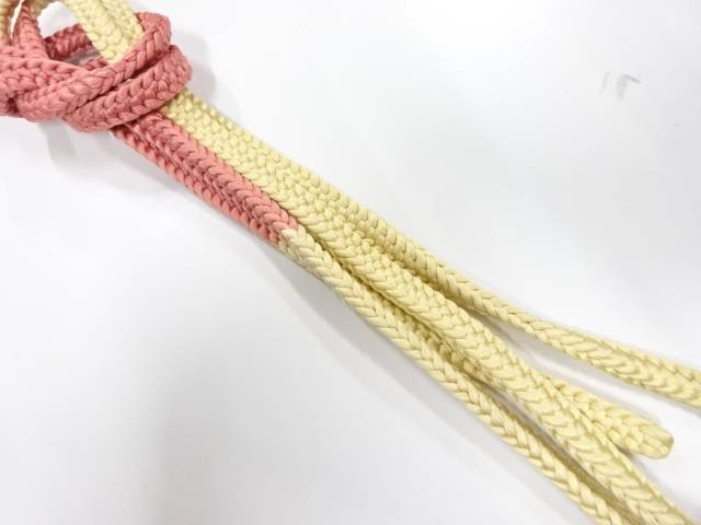 正絹 手組帯締め【中古】【着】【和装小物】 宗sou