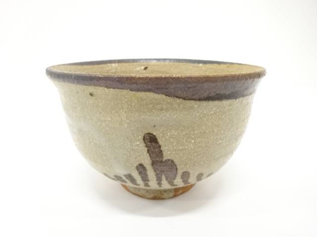 唐津焼　十三代　中里太郎右衛門窯造　絵唐津　茶碗【中古】【道】 宗sou(3)