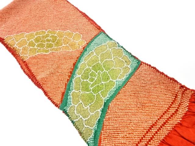 正絹　振袖用　絞り　帯揚げ【中古】【着】【振袖】 宗sou(4)