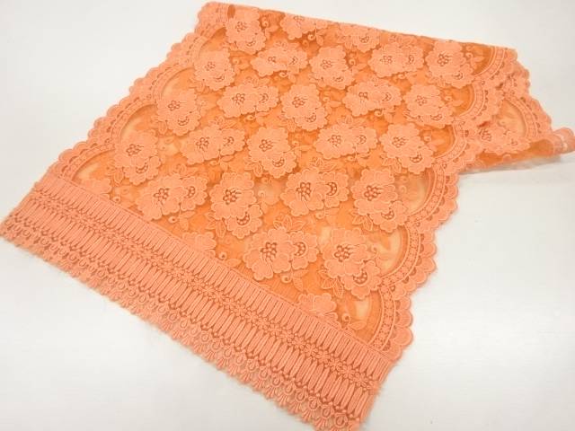 レース花模様ショール【中古】【着】【その他】 宗sou