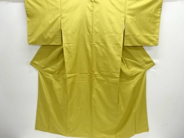 東京ますいわ屋　縞織り出しお召着物【中古】【着】【紬・お召し】 宗sou