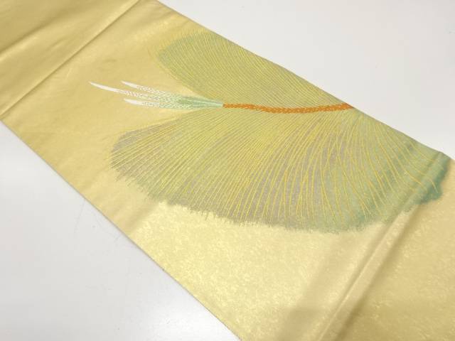 Rakuten - 引箔　若松模様織り出し袋帯（材料）【アンティーク】【中古】【着】【袋帯】 宗sou