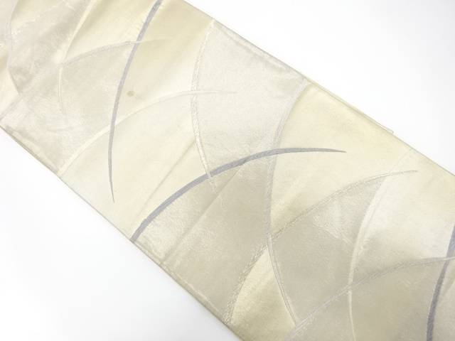 芝草模様織り出し袋帯（材料）【アンティーク】【中古】【着】【袋帯】 宗sou