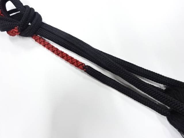 正絹　手組帯締め【中古】【着】【和装小物】 宗sou...