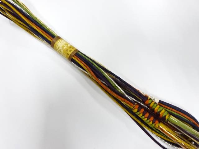 未使用品　正絹　手組帯締め【着】【和装小物】 宗sou rsscp...