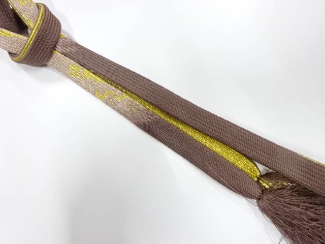 正絹　手組帯締め【中古】【着】【和装小物】 宗sou rsscp...