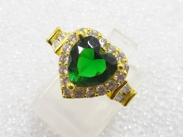 色石　指輪(13号)【中古】【着】【アクセサリー】 宗sou