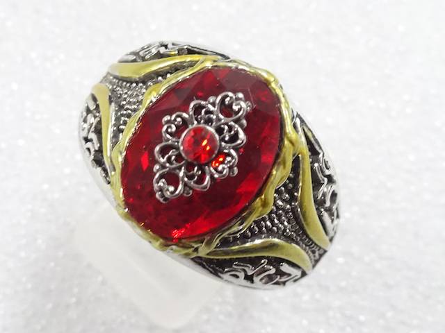 色石　指輪(28号)【中古】【着】【アクセサリー】 宗sou
