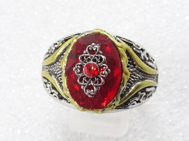 色石　指輪(28号)【中古】【着】【アクセサリー】 宗sou