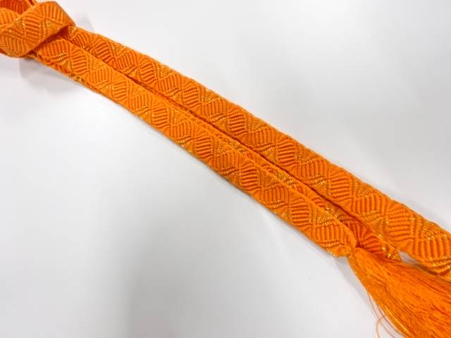未使用品　正絹　手組帯締め【着】【和装小物】 宗sou