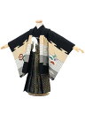 【マラソン限定☆最大3000円クーポン配布中☆7/26 1:59まで】【レンタル】七五三 レンタル 5歳 着物セット 男の子 フルセット 袴セット 黒 ブラック...