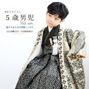 \先着20%OFFクーポン!/300名限定 6/28~7/12 9:59まで【レンタル】七五三 着物 男の子 5歳 フルセット 衣装 袴 ベージュ 金 黒 銀 鷹 桜 毘沙門亀甲 レトロ モダン 往復送料無料