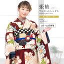 【楽天スーパーセール☆最大3000円クーポン配布中☆6/4~11 1:59まで】【レンタル】振袖 レンタル 結婚式 結納 赤 レッド 黒 ラメ 百合 桜草 菊 ...