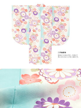 【レンタル】卒業式 袴 レンタル 女 女性 袴セット フルセット 水色 ブルー アイボリー 菊 桜 花 レトロモダン ボヌールセゾン 大人 レディース 大学 和服 着物セット 【往復送料無料】