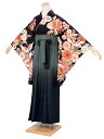 【マラソン☆最大3000円配布中☆6/22〜27 1:59まで】【レンタル】袴セット 卒業式 袴 レンタル 女 女性 フルセット 黒 ブラック オレンジ グレー...
