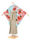 【全品クーポン最大3000円OFF☆6/14~19】【レンタル】袴セット 卒業式 袴 レンタル 女 女性 フルセット 水色 ブルー 赤 ベージュ 牡丹 梅 桜 ...