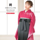 【全品クーポン最大3000円OFF☆6/14~19】【レンタル】袴セット 卒業式 袴 レンタル 女 女性 フルセット ピンク 桜 花 流水 鹿の子 おぼろ染め ...
