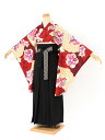 【全品クーポン最大3000円OFF☆6/14~19】【レンタル】袴セット 卒業式 袴 レンタル 女 女性 フルセット 赤 レッド 黒 橘 桜 梅 花 青海文 ボ...