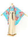 【全品クーポン最大3000円OFF☆6/14~19】【レンタル】袴セット 卒業式 袴 レンタル 女 女性 フルセット 水色 ブルー ピンク アイボリー 梅 桜 ...