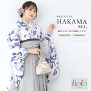 【マラソン限定☆最大3000円クーポン配布中☆7/26 1:59まで】【レンタル】卒業式 袴 レンタル 女 女性 袴セット フルセット 大人 レディース 大学 和服 着物セット 白系 ホワイト 青 ブルー グレー 灰色 紺碧 洋花 花柄 フラワー floro by SOUBIEN フローロ 往復送料無料