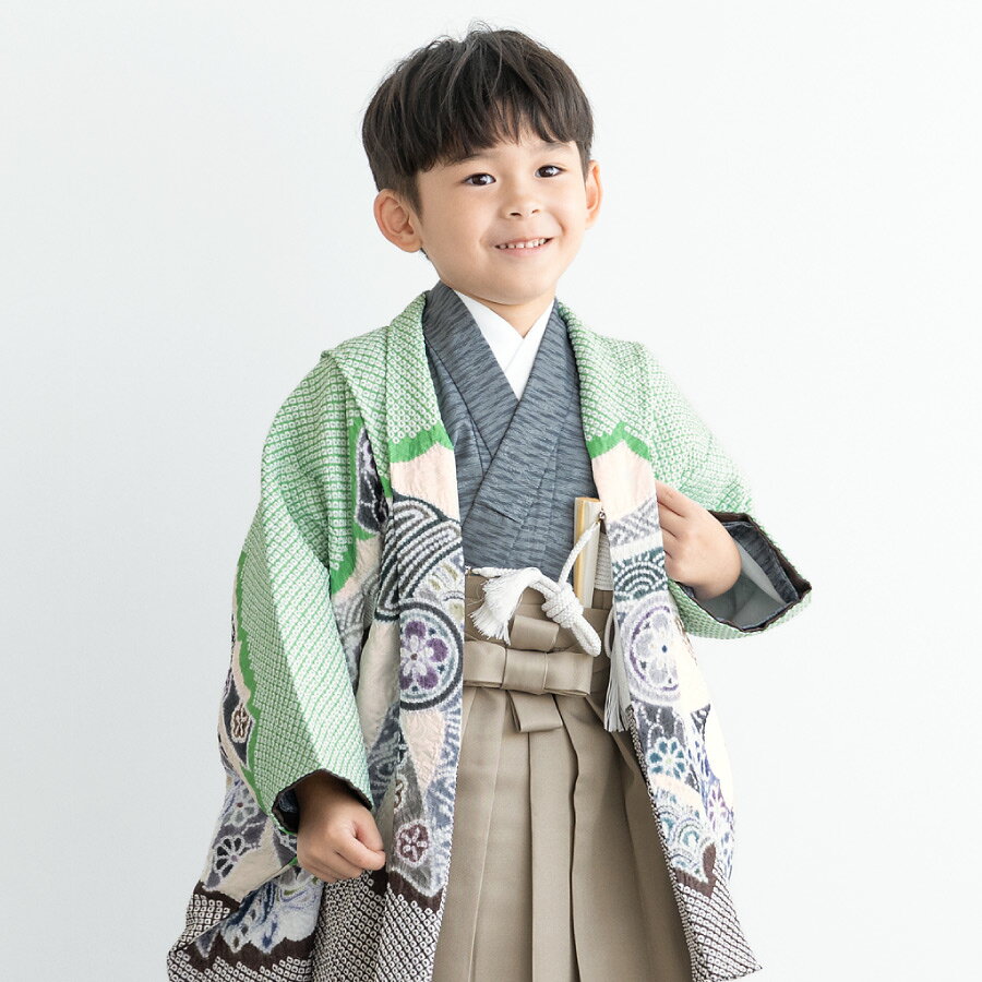 楽天市場】七五三 男の子（カラーグリーン）（キッズ・ベビー