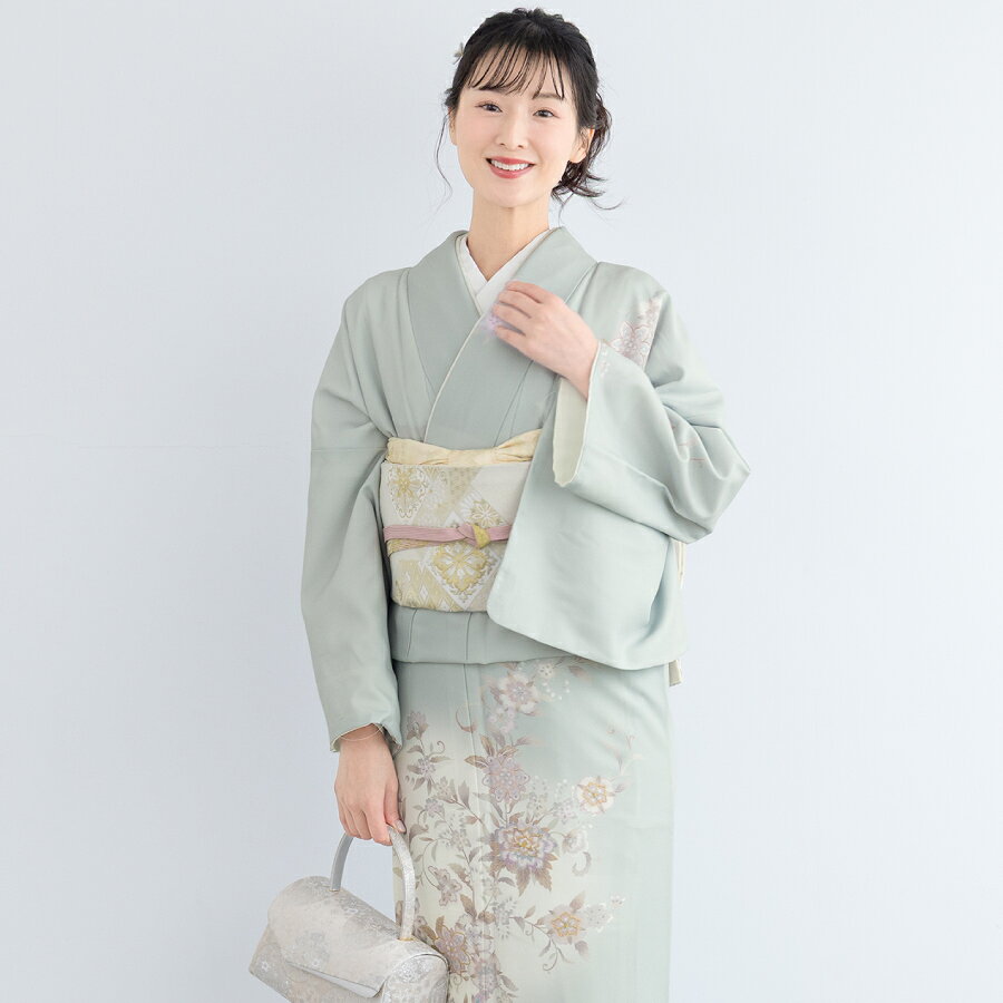 楽天市場】辻が花（カラーグリーン）（和服｜レディースファッション
