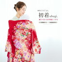 【全品クーポン最大3000円OFF☆6/14~19】【レンタル】産着 女の子 初着 祝着 お宮参り お祝い 赤ちゃん 掛け着 うぶぎ 祝着 赤 牡丹 桜 雪輪 ...