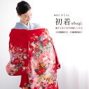 【全品クーポン最大3000円OFF☆6/14~19】【レンタル】産着 女の子 初着 祝着 お宮参り お祝い 赤ちゃん 掛け着 うぶぎ 祝着 赤 花車 うさぎ 往...