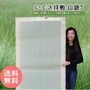 【送料無料】白銀7 拝敷 igusa haishiki 一畳 御前ござ お盆飾り 90cm×180cm 初盆 御仏前 祭壇 法要 仏壇マット 導師布団 住職用 ...