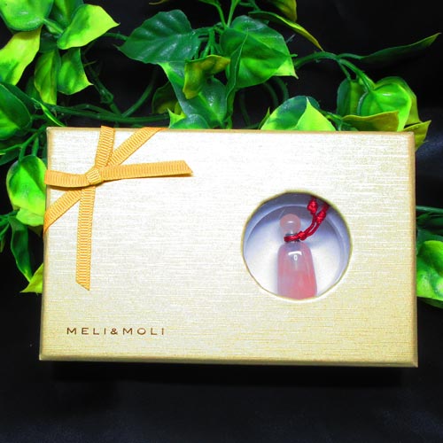 【天然石】MELI&MOLI香水ペンダント☆キット(ローズクォーツ)プレゼントに最適