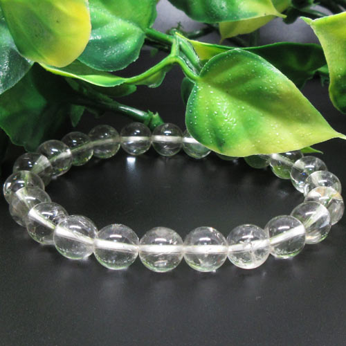 【天然石】ハーキマーダイヤモンド☆水晶☆ブレスレット☆ハーキマー☆ニューヨーク☆8.5ミリ☆ドリームクリスタル☆dreamcrystal☆