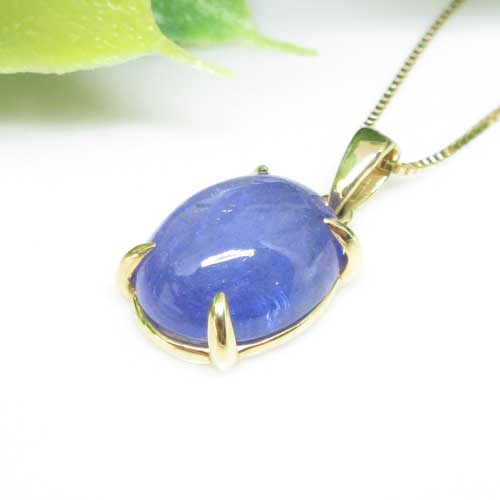 Rakuten - 【天然石】タンザナイト☆ペンダント☆トップ☆18K☆18金☆ゾイサイト☆動画あり☆