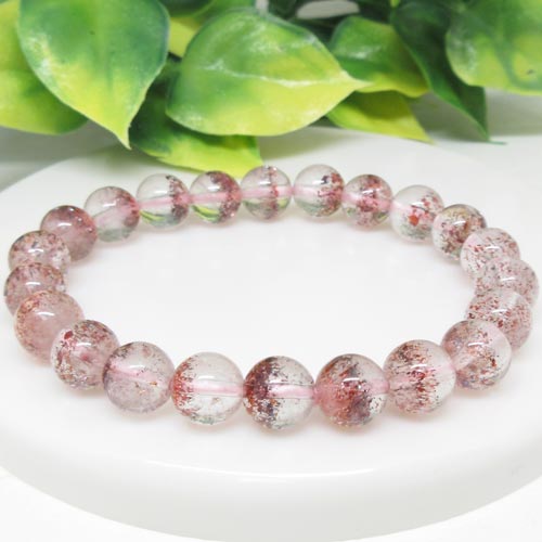 【天然石】ファイアークォーツ☆8.5〜9ミリ☆