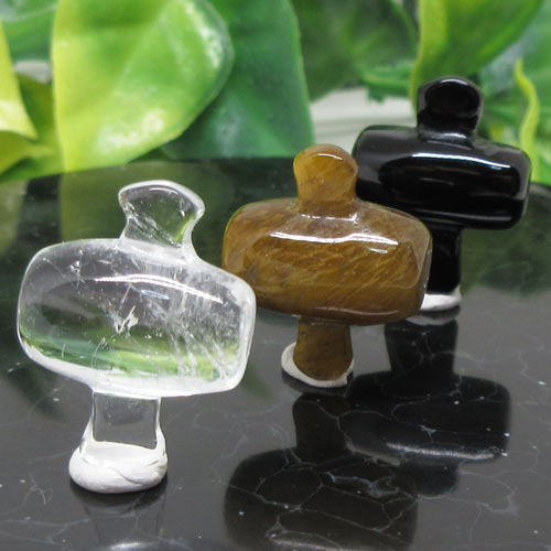 【Happyアイテム】打出の小槌☆Lサイズ☆水晶☆ぷちぷちサイズ☆彫刻☆カービング☆パッケージ☆ポスト投函☆