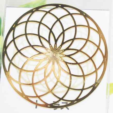 【エナジープレート】トーラス☆愛のエネルギー☆14金GF☆お財布に入る大きさ☆根源☆力の源☆お守り☆ポスト投函